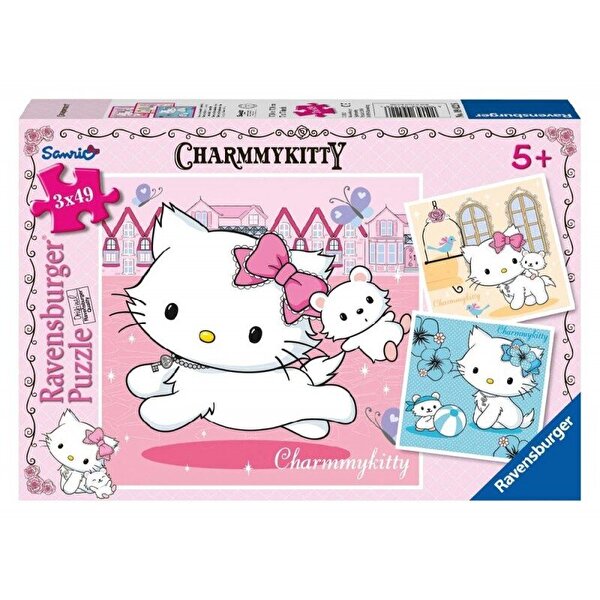 Ravensburger Puzzle 3x49 Parça Charmmy Kitty