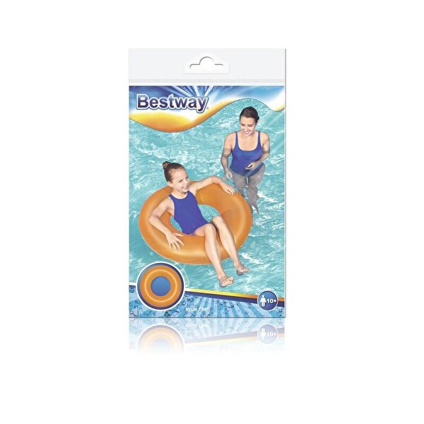 Yüzme Simidi Neon Çift Renk Turuncu