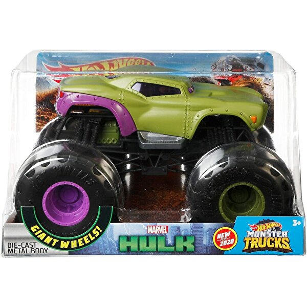 Hot Wheels Monster Trucks 1:24 Arabalar Marvel Hulk GJG69