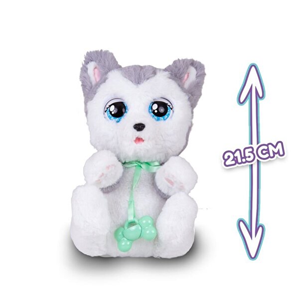 Baby Paws Sesli Yavru Köpek Peluş 20 Cm Husky