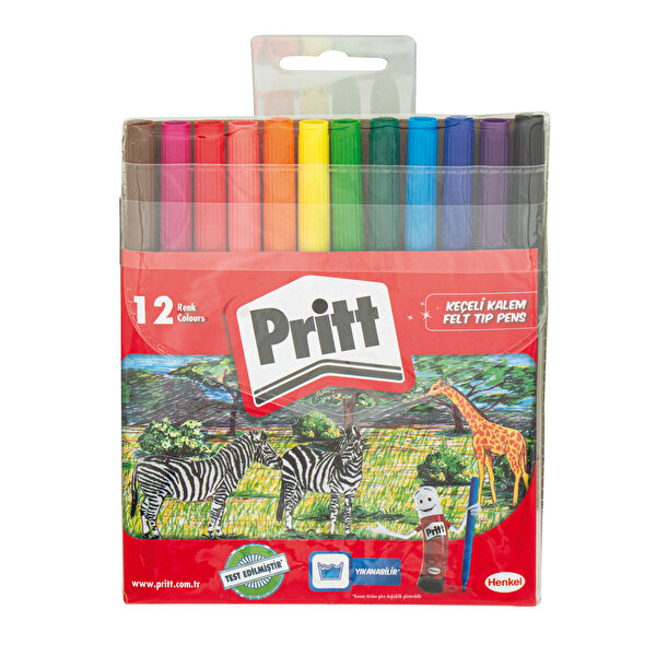 Pritt 12 Renk Keçeli Kalem