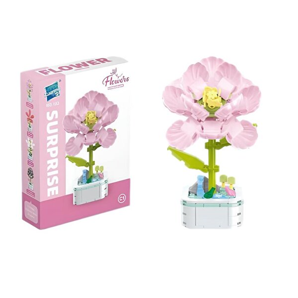 Saksıda Çiçek Yapım Seti Hibiscus