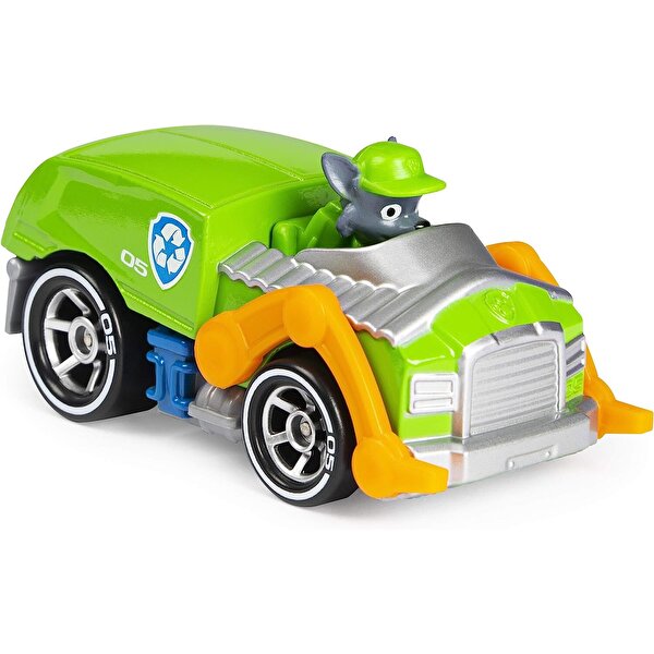 Paw Patrol Die cast Araçlar (Mighty Pups) Geri̇ Dönüşüm Rocky