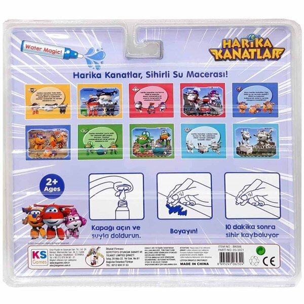 Harika Kanatlar Sihirli Boyama Kitabı