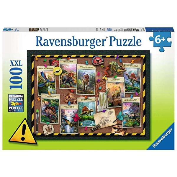 Ravensburger Puzzle 100 Parça Dinosaurs