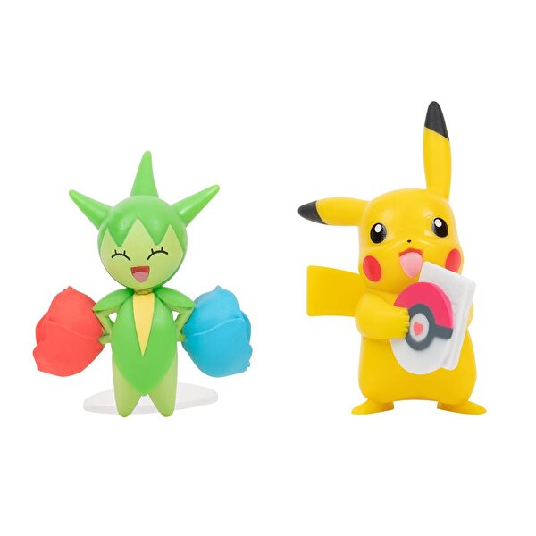 Pokemon Battle 2'li Figür Seti Pikachu ve Roselia