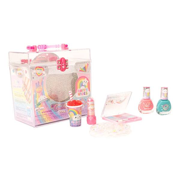 Hot Focus Rainbow Taşınabilir Makyaj Çantası