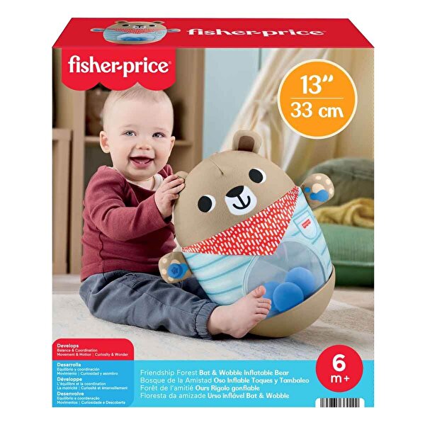Fisher Price Kamp Zamanı Hacıyatmaz Ayıcık 33 Cm JLB83