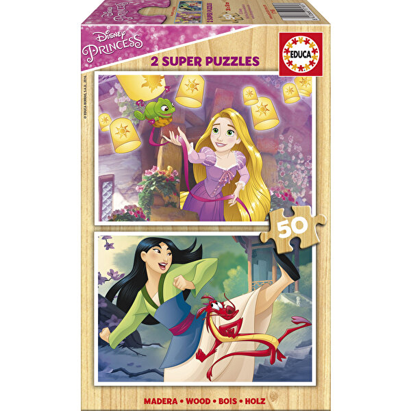Educa Puzzle 2x50 Parça Disney Princesses