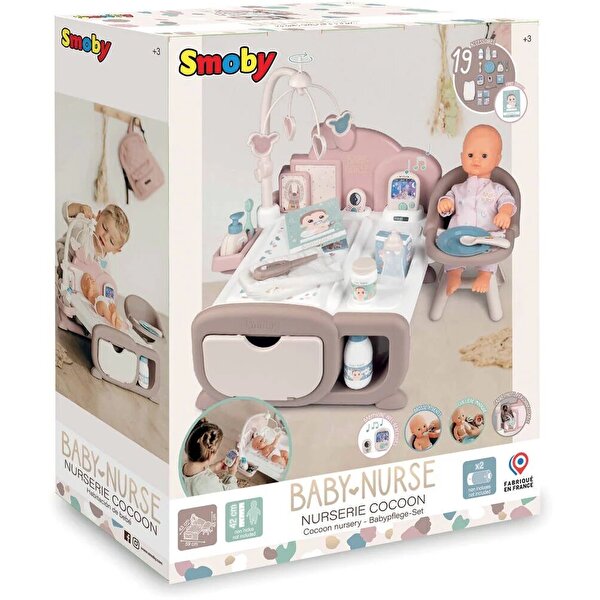 Smoby Baby Nurse 3'ü 1 Arada Bebek Oyun Seti
