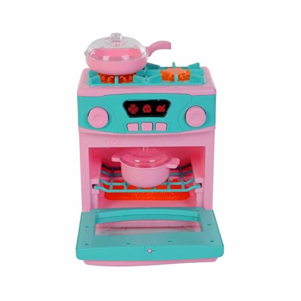 Sesli ve Işıklı Pilli Ocak Ve Fırın Seti