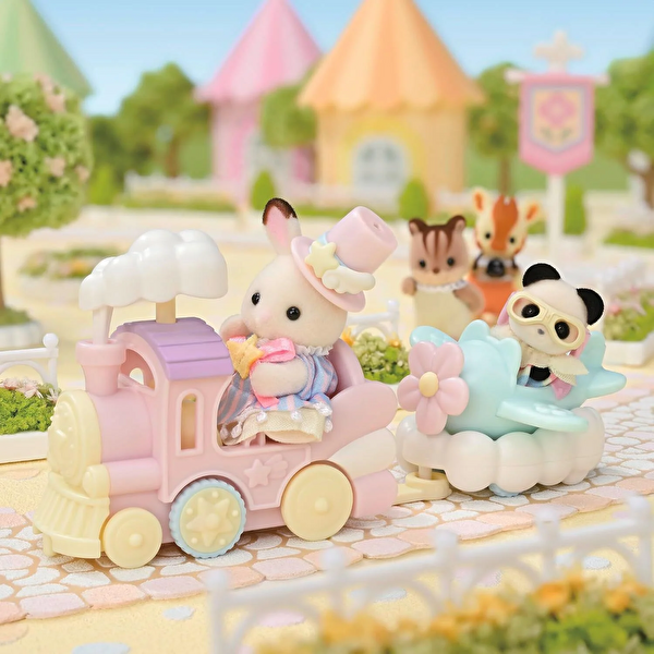 Sylvanian Families Lunapark Oyun Seti Uçak ve Tren