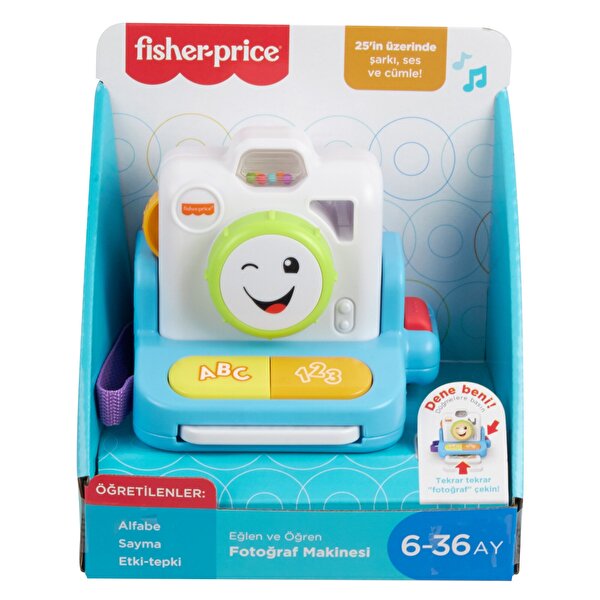 Fisher Price Eğlen ve Öğren Türkçe Fotoğraf Makinesi GRW46