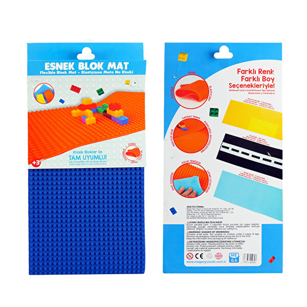 Esnek Blok Zemin Mavi