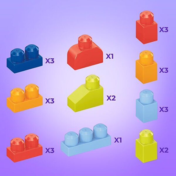 Mega Bloks Sevimli Hayvanlar Blok Kutusu Turuncu Köpek HDK81