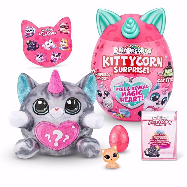 Rainbocorns Kittycorn Mini Sürpriz Yeşil Kedi Kulaklı