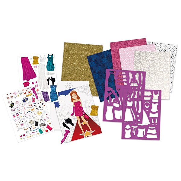 Clementoni Crazy Chic Moda Tasarım Defteri Özel Kreasyonlar