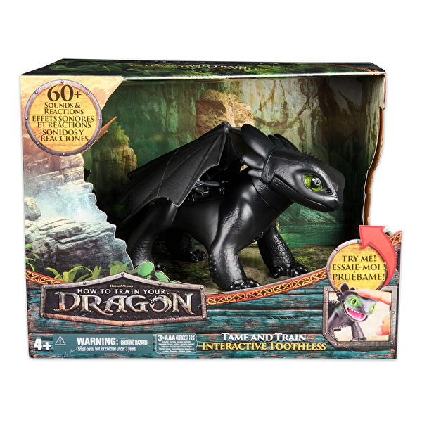 Sesli ve Işıklı Ejderhanı Nasıl Eğitirsin İnteraktif Toothless Dişsiz Figür