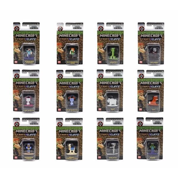 Minecraft Nano Tekli Metal Figür Creeper