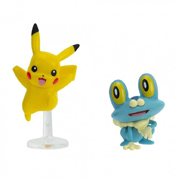 Pokemon Battle 2'li Figür Seti Pikachu ve Froakie
