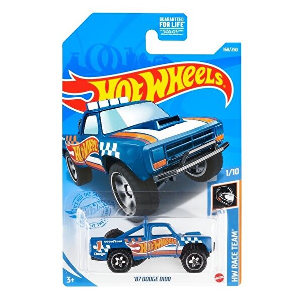 Hot Wheels Tekli Araba 87 Dodge D100 GRY18