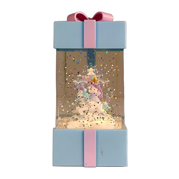 Plastik Unicorn Kar Küresi