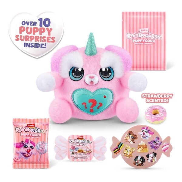 Rainbocorns Puppycorn Kokulu Sürpriz Gri Boynuz