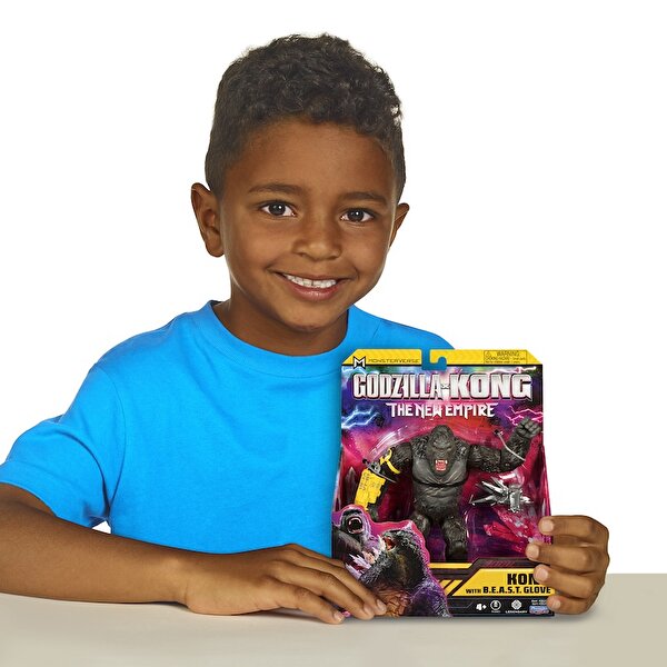Godzilla ve Kong Aksiyon Figür Kong With B.E.A.S.T. Glove 15 Cm