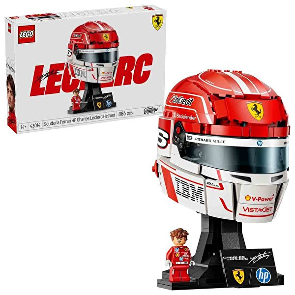 LEGO Editions Scuderia Ferrari HP Charles Leclerc Kaskı 43014