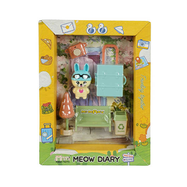Meow Diary Mini Figürlü Seyahat Oyun Seti