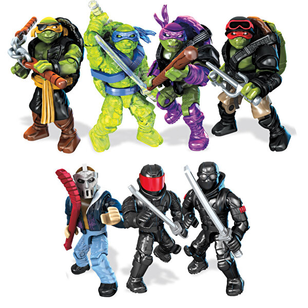 Mega Bloks TMNT Micro Action Figür