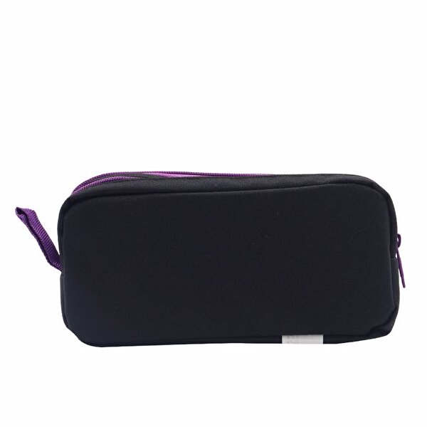 Bubbles Possible Kalem Çantası Mor Fermuarlı