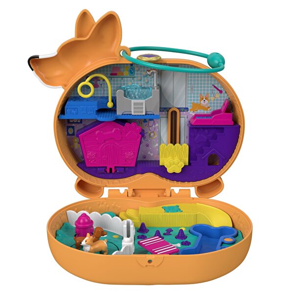 Polly Pocket Yumuşacık Corgi Kompakt Oyun Seti GTN13