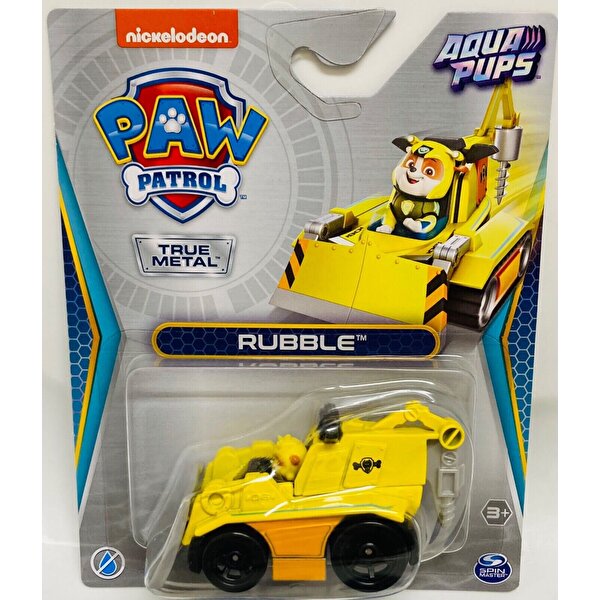 Paw Patrol Die cast Araçlar (Mighty Pups)aqua Pups Rubble
