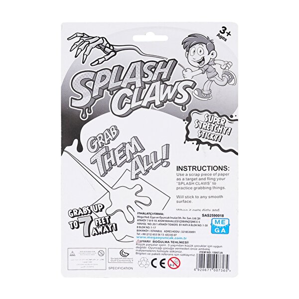 Splash Claws Süper Esnek Yapışkan El