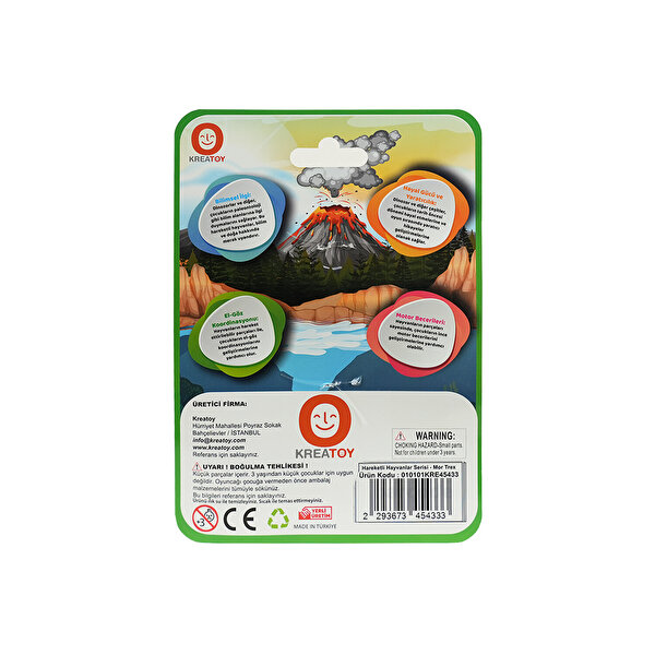 Hareketli Hayvanlar Serisi Mor Trex