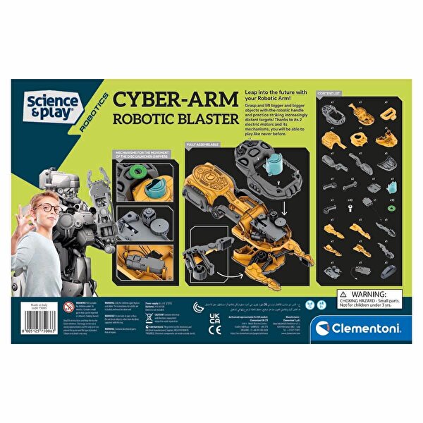 Clementoni Bilim ve Oyun: Robotics Siber Robot Kol