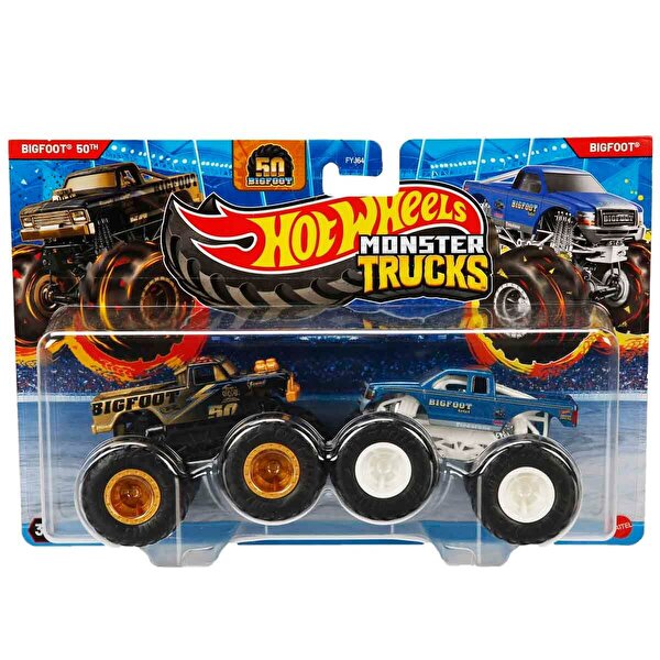 Hot Wheels Monster Trucks Güçlü İkili 1:64 Arabalar Bigfoot JCC69