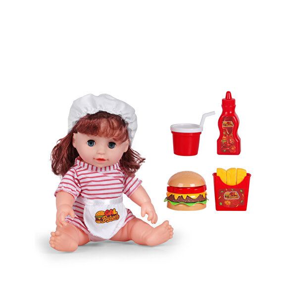 Maide Bebek Burger Yiyor Esmer