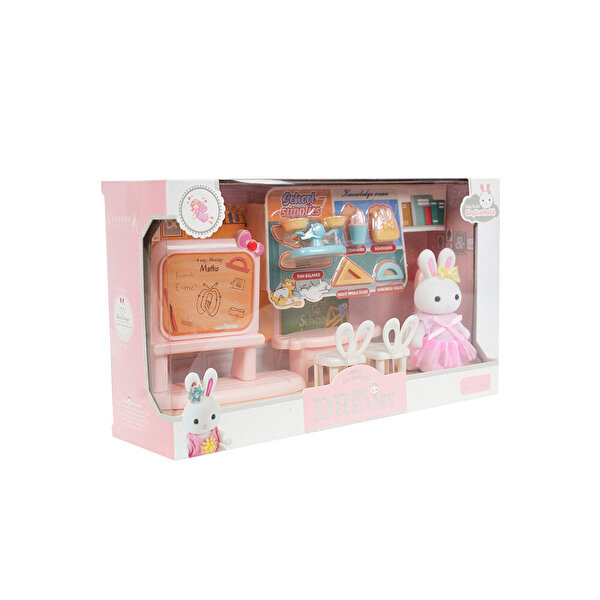Bay Dreamy Mini Tavşan Okul Seti Matematik Sınıfı
