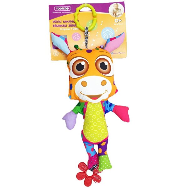 Eğitici Arkadaşım Eğlenceli Zürafa 40 Cm