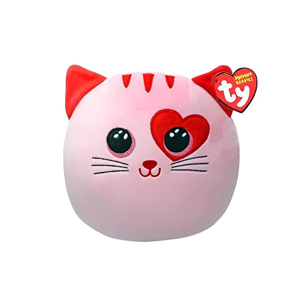 TY Flirt Beanie Pink Cat Squishy 25 Cm
