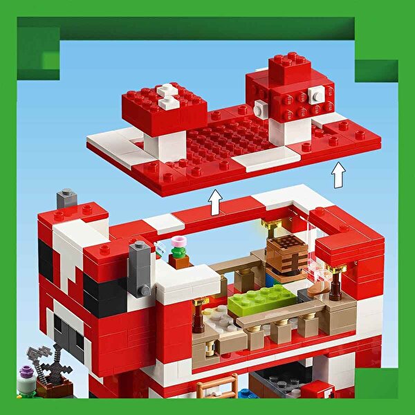 LEGO Minecraft Mooshroom Evi 21270