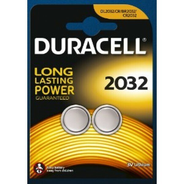 Duracell Düğme Pil 2032 2'li 3 Volt