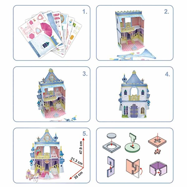 Cubic Fun 3D Puzzle Fairytale Castle 81 Parça