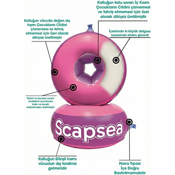 Scapsea Kolluk Pembe Mor