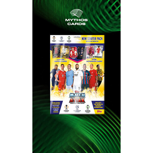 Şampiyonlar Ligi 22/23 Sezonu Match Attax Başlangıç Paket