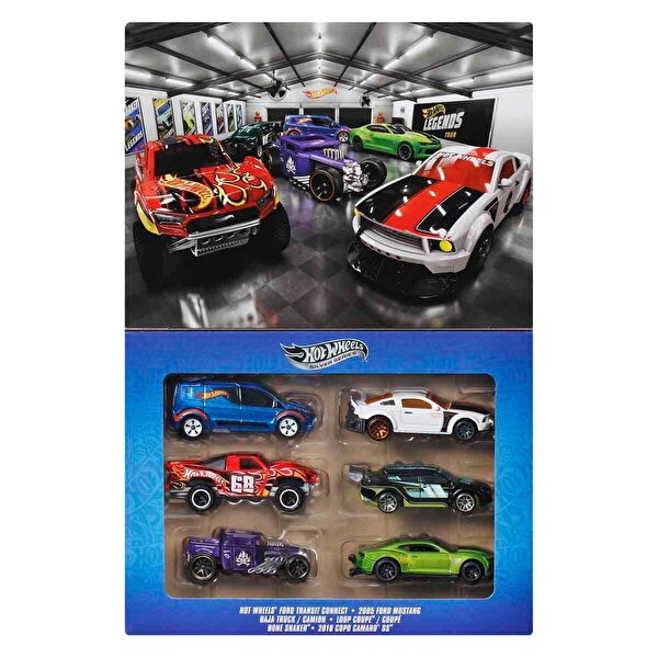 Hot Wheels Silver Serisi Legends 6'lı Paket JLB24