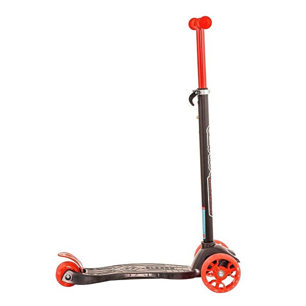 Black Edition Maxi Işıklı Scooter Kırmızı
