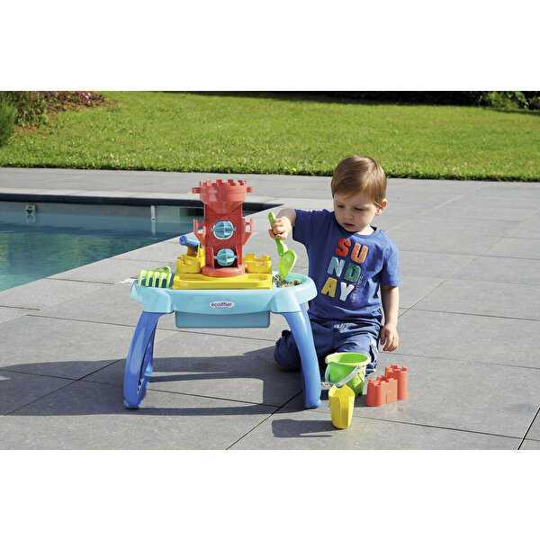 Ecoiffier Su ve Kum Aksesuarlı Oyun Masası